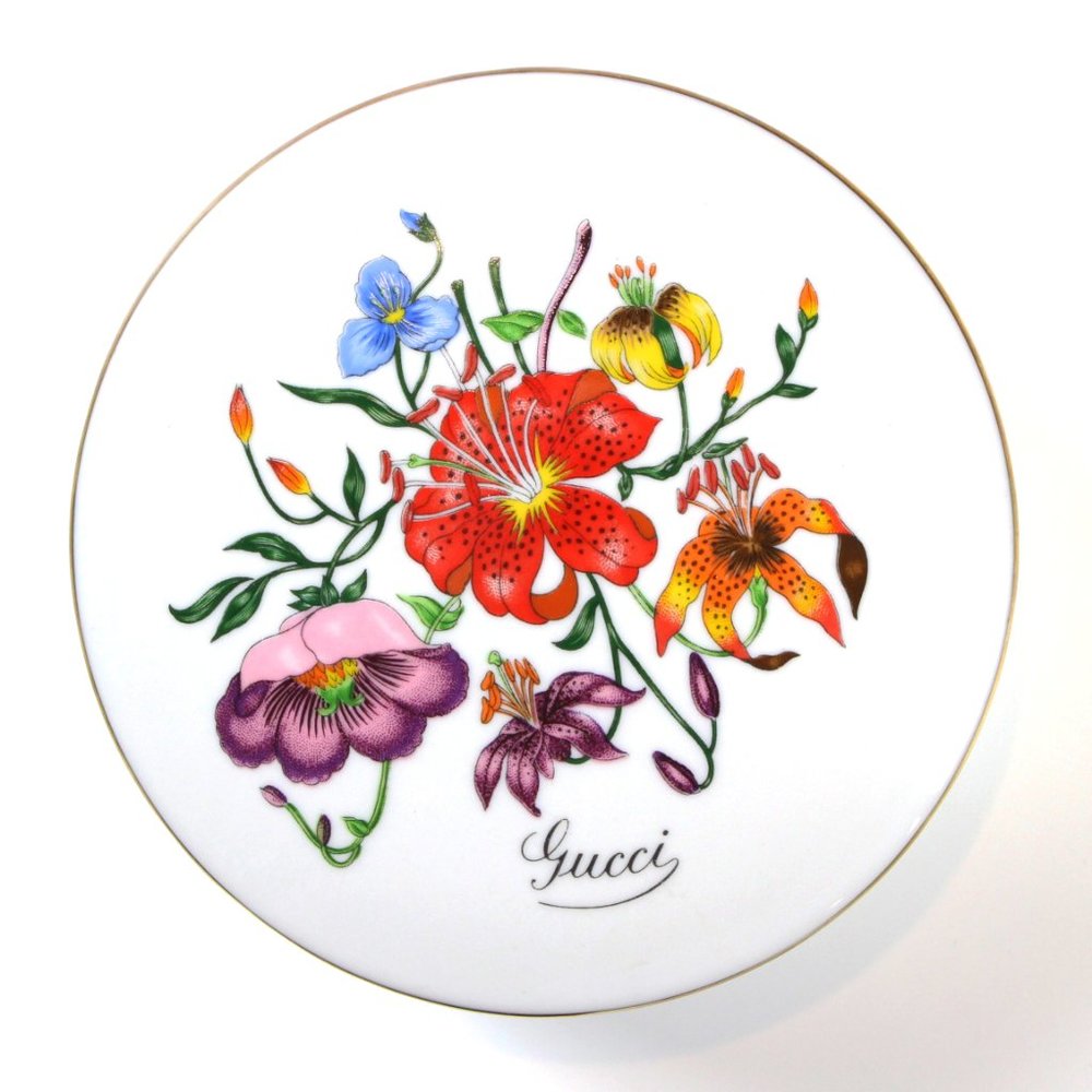 Gucci Rare Vintage Porcelain Container